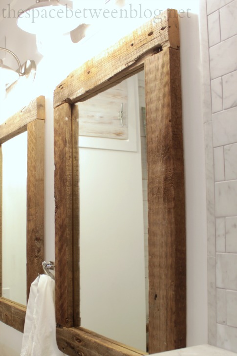 DIY Wood Frame Mirror