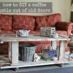 old door upcycle - how to make a coffee table out of old doors old door upcycle - how to make a coffee table out of old doors