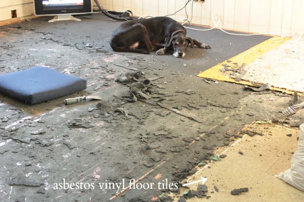 Removing Asbestos Floor Tiles