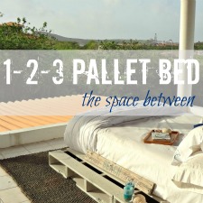 how to make a pallet bed