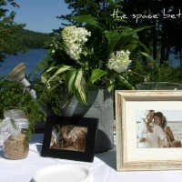 diy wedding memento {driftwood frame}