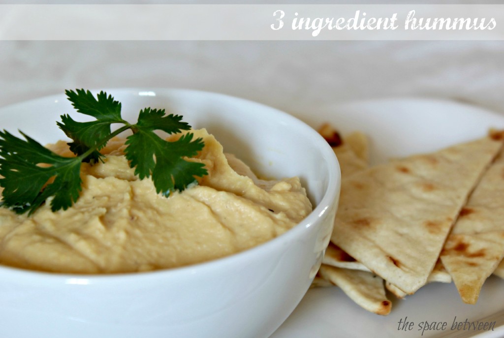 3 ingredient hummus