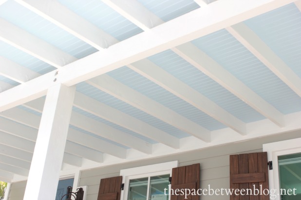 Beadboard Porch Ceiling - Well She Tried