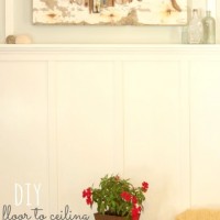 a board & batten accent wall {living room progress!!}