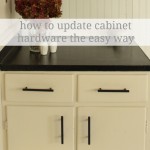 a quick installation tip for new cabinet hardware