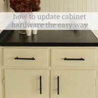 how to update cabinet hardware {the easy way}