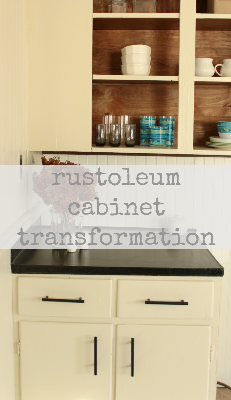 kitchen cabinetry makeover: rustoleum cabinet transformation