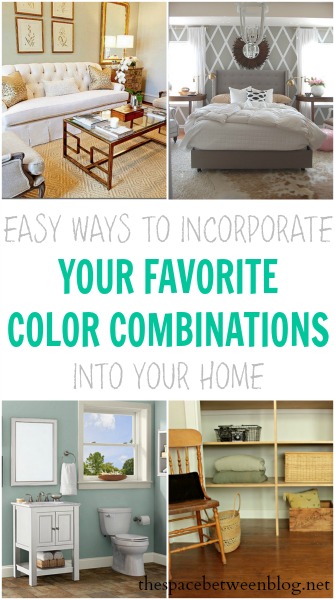 how to incorporate color combinations in your home
