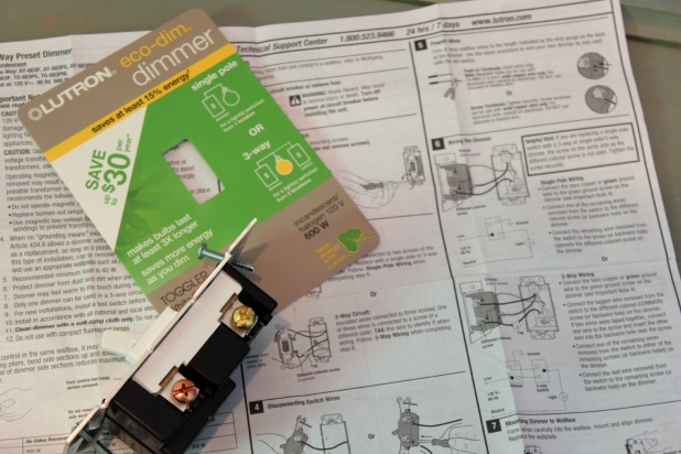 dimmer switch instructions