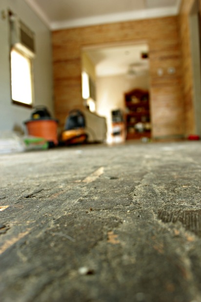 preparing for hardwood floor restoration