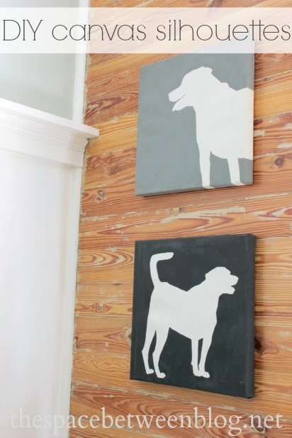 diy canvas silhouettes