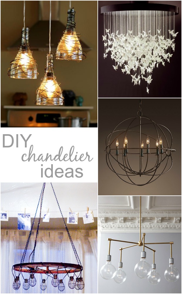 so we acquired a table and now I want a diy chandelier  