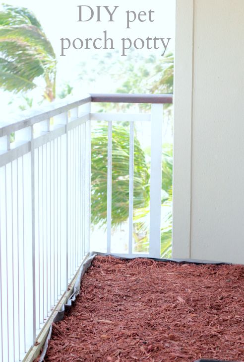 diy pet porch potty