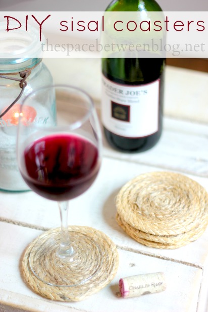 diy sisal coasters