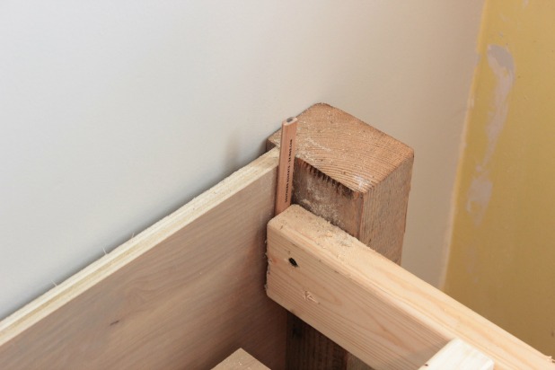 diy wood bed frame assembly