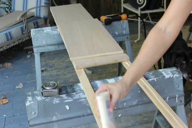 diy wood frame bed siderail assembly