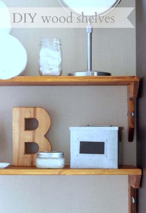 diy wood shelves