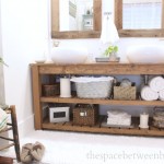 make a spa like diy wood vanity