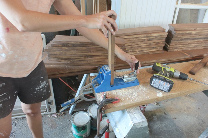 how to make a diy wood vanity with a kreg jig