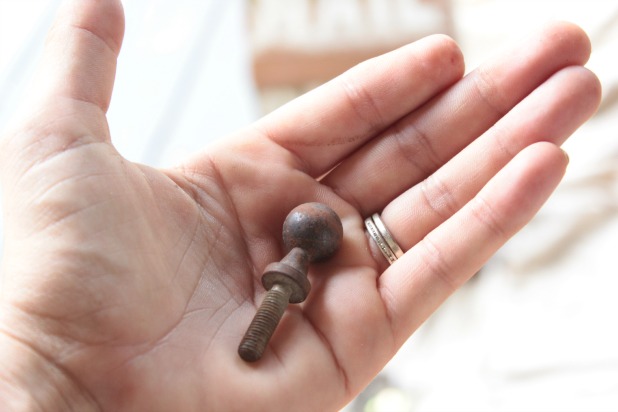 diy wooden mailbox knob