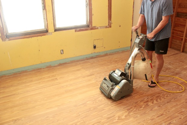 Hardwood Floor Installation Sanding