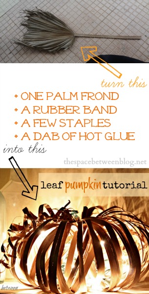 fall craft pumpkin tutorial