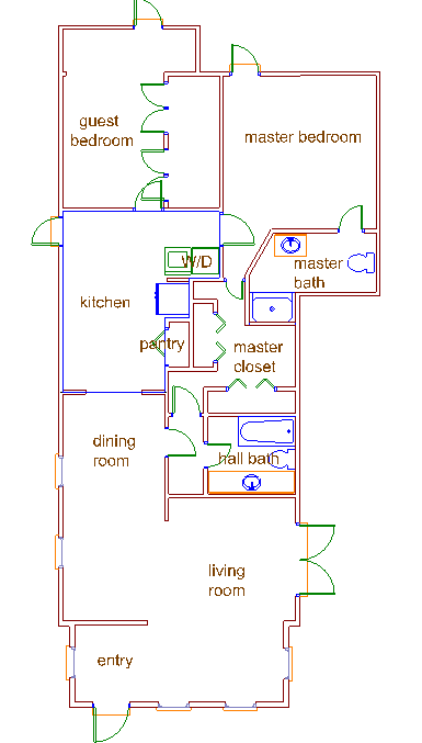 key west house floor plan