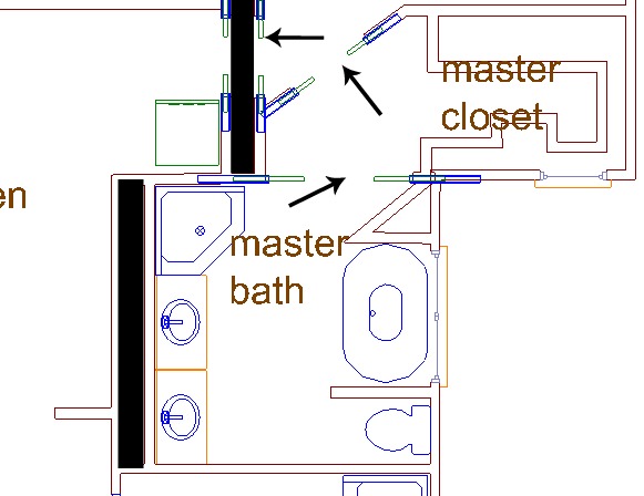 master bathroom floor plan