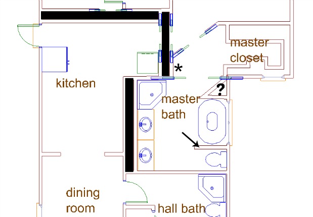Layout Ideas For A Separate Toilet Room In Master Bath
