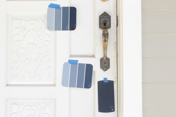 front door colors - martha stewart blue suede