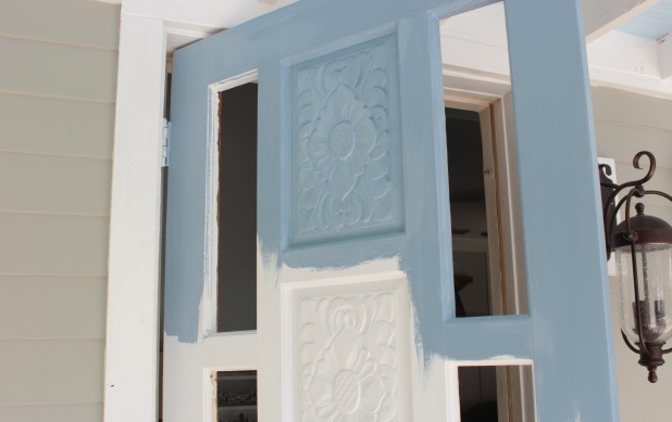 front door colors - martha stewart blue suede