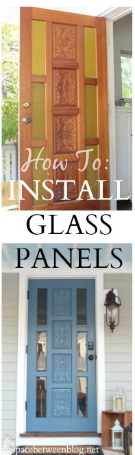 installing glass door panels by thespacebetweenblog.net