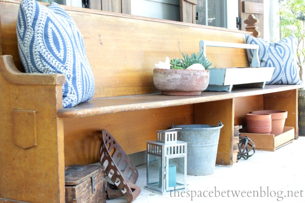 front porch decorating April 2014