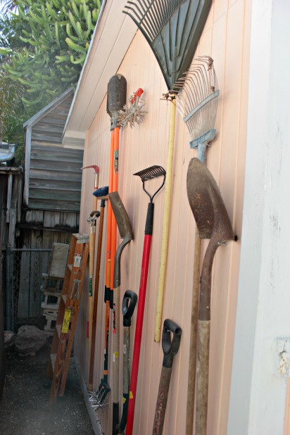 real simple garden tool storage