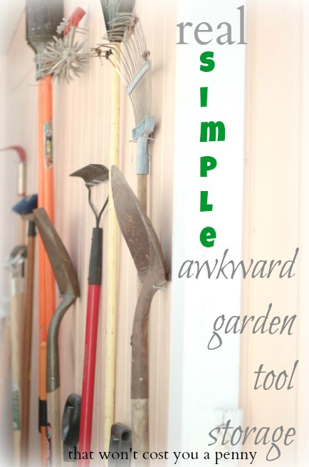 real simple garden tool storage