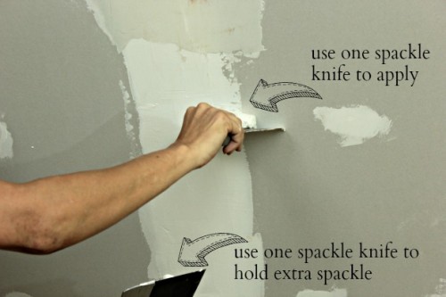 how do you like my butt joints {drywall finishing tips} - the space between