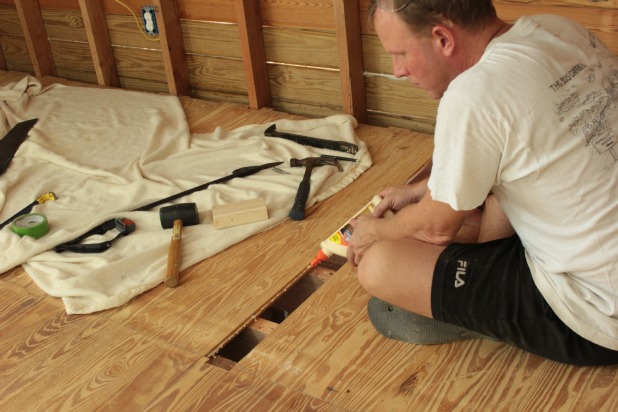 hardwood floor repair