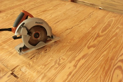 a little hardwood floor repair - the space between