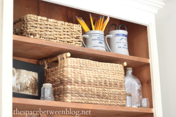 creating a craft corner in the guest bedroom