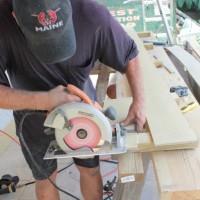 our new look {hardiboard siding installation}