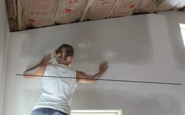 installing drywall
