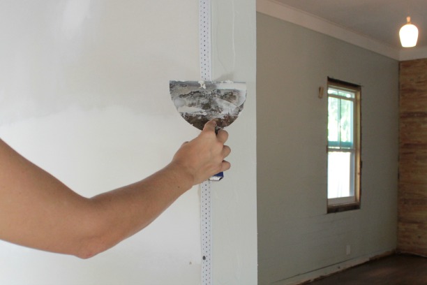 installing drywall