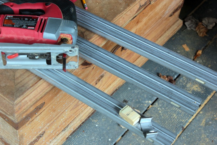 cutting pocket door frame kit studs to length