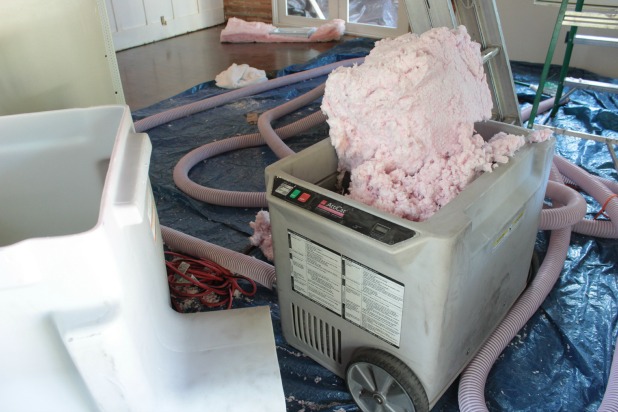 Our Latest Adventure With An Insulation Blower The Space Between