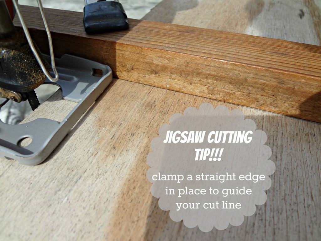 jigsaw cutting tips for building a floating shelf