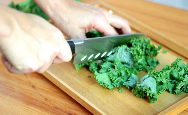 baked kale chips