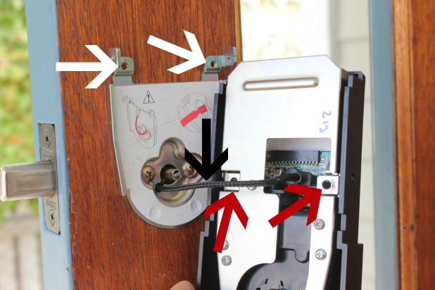 keyless entry door lock installation