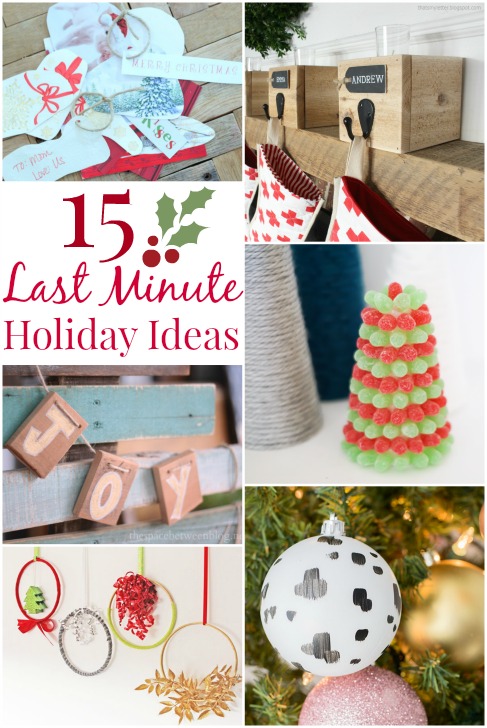 15 great last minute holiday ideas, so many fun ideas using what you probably already have in your stash