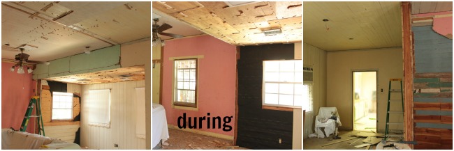 living room demolition