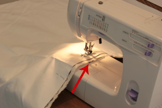 making curtains - sewing machine settings